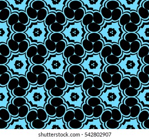 Modern stylish texture. Repeating abstract background with chaotic strokes. Trendy hipster print.Vector seamless pattern.