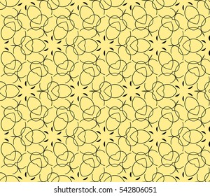 Modern stylish texture. Repeating abstract background with chaotic strokes. Trendy hipster print.Vector seamless pattern.