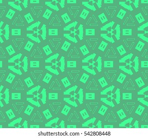 Modern stylish texture. Repeating abstract background with chaotic strokes. Trendy hipster print.Vector seamless pattern.