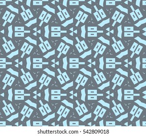 Modern stylish texture. Repeating abstract background with chaotic strokes. Trendy hipster print.Vector seamless pattern.