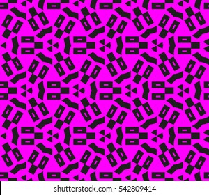 Modern stylish texture. Repeating abstract background with chaotic strokes. Trendy hipster print.Vector seamless pattern.