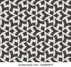 Modern stylish texture. Repeating abstract background with chaotic strokes. Trendy hipster print.Vector seamless pattern.
