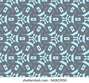 Modern stylish texture. Repeating abstract background with chaotic strokes. Trendy hipster print.Vector seamless pattern.