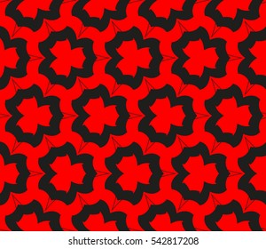 Modern stylish texture. Repeating abstract background with chaotic strokes. Trendy hipster print.Vector seamless pattern.