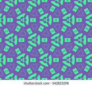 Modern stylish texture. Repeating abstract background with chaotic strokes. Trendy hipster print.Vector seamless pattern.