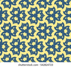 Modern stylish texture. Repeating abstract background with chaotic strokes. Trendy hipster print.Vector seamless pattern.