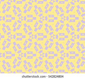 Modern stylish texture. Repeating abstract background with chaotic strokes. Trendy hipster print.Vector seamless pattern.