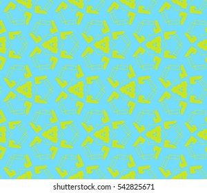 Modern stylish texture. Repeating abstract background with chaotic strokes. Trendy hipster print.Vector seamless pattern.