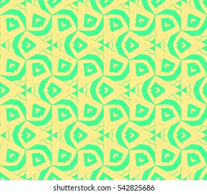 Modern stylish texture. Repeating abstract background with chaotic strokes. Trendy hipster print.Vector seamless pattern.