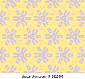 Modern stylish texture. Repeating abstract background with chaotic strokes. Trendy hipster print.Vector seamless pattern.
