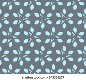 Modern stylish texture. Repeating abstract background with chaotic strokes. Trendy hipster print.Vector seamless pattern.