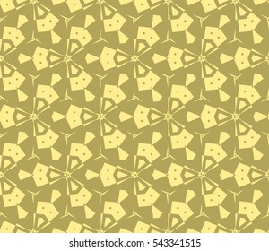 Modern stylish texture. Repeating abstract background with chaotic strokes. Trendy hipster print.Vector seamless pattern.