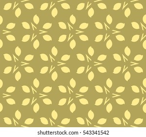 Modern stylish texture. Repeating abstract background with chaotic strokes. Trendy hipster print.Vector seamless pattern.