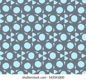 Modern stylish texture. Repeating abstract background with chaotic strokes. Trendy hipster print.Vector seamless pattern.