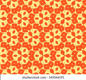 Modern stylish texture. Repeating abstract background with chaotic strokes. Trendy hipster print.Vector seamless pattern.