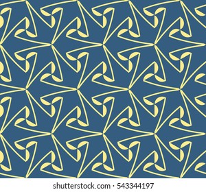 Modern stylish texture. Repeating abstract background with chaotic strokes. Trendy hipster print.Vector seamless pattern.