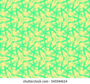 Modern stylish texture. Repeating abstract background with chaotic strokes. Trendy hipster print.Vector seamless pattern.
