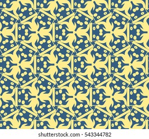 Modern stylish texture. Repeating abstract background with chaotic strokes. Trendy hipster print.Vector seamless pattern.