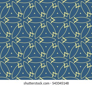 Modern stylish texture. Repeating abstract background with chaotic strokes. Trendy hipster print.Vector seamless pattern.