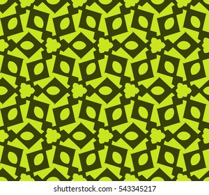 Modern stylish texture. Repeating abstract background with chaotic strokes. Trendy hipster print.Vector seamless pattern.