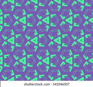 Modern stylish texture. Repeating abstract background with chaotic strokes. Trendy hipster print.Vector seamless pattern.
