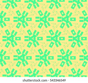 Modern stylish texture. Repeating abstract background with chaotic strokes. Trendy hipster print.Vector seamless pattern.