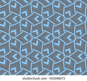 Modern stylish texture. Repeating abstract background with chaotic strokes. Trendy hipster print.Vector seamless pattern.