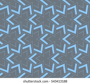 Modern stylish texture. Repeating abstract background with chaotic strokes. Trendy hipster print.Vector seamless pattern.