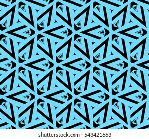 Modern stylish texture. Repeating abstract background with chaotic strokes. Trendy hipster print.Vector seamless pattern.