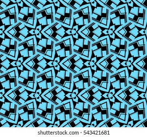 Modern stylish texture. Repeating abstract background with chaotic strokes. Trendy hipster print.Vector seamless pattern.