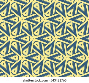 Modern stylish texture. Repeating abstract background with chaotic strokes. Trendy hipster print.Vector seamless pattern.