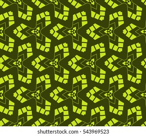 Modern stylish texture. Repeating abstract background with chaotic strokes. Trendy hipster print.Vector seamless pattern.