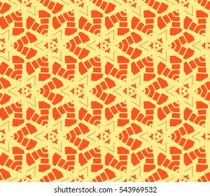 Modern stylish texture. Repeating abstract background with chaotic strokes. Trendy hipster print.Vector seamless pattern.
