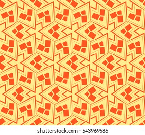 Modern stylish texture. Repeating abstract background with chaotic strokes. Trendy hipster print.Vector seamless pattern.