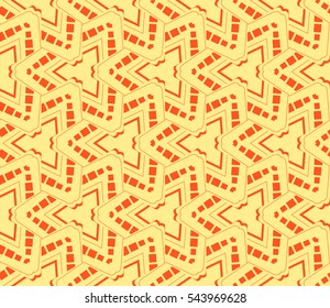Modern stylish texture. Repeating abstract background with chaotic strokes. Trendy hipster print.Vector seamless pattern.