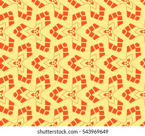 Modern stylish texture. Repeating abstract background with chaotic strokes. Trendy hipster print.Vector seamless pattern.