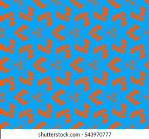 Modern stylish texture. Repeating abstract background with chaotic strokes. Trendy hipster print.Vector seamless pattern.