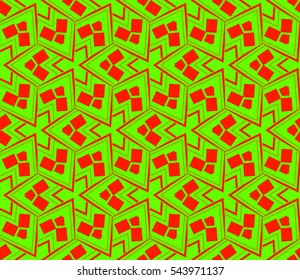 Modern stylish texture. Repeating abstract background with chaotic strokes. Trendy hipster print.Vector seamless pattern.