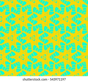 Modern stylish texture. Repeating abstract background with chaotic strokes. Trendy hipster print.Vector seamless pattern.