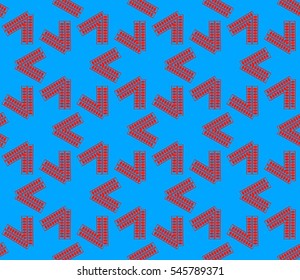 Modern stylish texture. Repeating abstract background with chaotic strokes. Trendy hipster print.Vector seamless pattern.