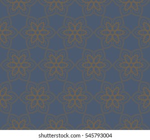 Modern stylish texture. Repeating abstract background with chaotic strokes. Trendy hipster print.Vector seamless pattern.