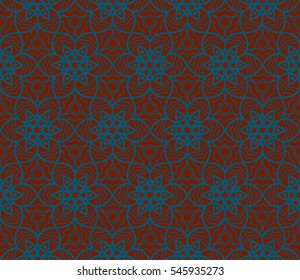 Modern stylish texture. Repeating abstract background with chaotic strokes. Trendy hipster print.Vector seamless pattern.