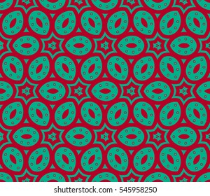 Modern stylish texture. Repeating abstract background with chaotic strokes. Trendy hipster print.Vector seamless pattern.