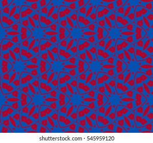 Modern stylish texture. Repeating abstract background with chaotic strokes. Trendy hipster print.Vector seamless pattern.