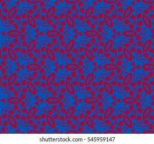 Modern stylish texture. Repeating abstract background with chaotic strokes. Trendy hipster print.Vector seamless pattern.
