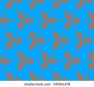 Modern stylish texture. Repeating abstract background with chaotic strokes. Trendy hipster print.Vector seamless pattern.