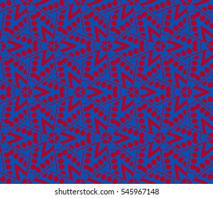 Modern stylish texture. Repeating abstract background with chaotic strokes. Trendy hipster print.Vector seamless pattern.