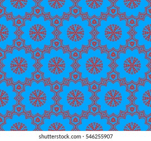 Modern stylish texture. Repeating abstract background with chaotic strokes. Trendy hipster print.Vector seamless pattern.