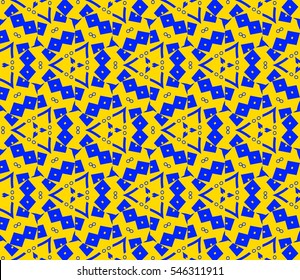 Modern stylish texture. Repeating abstract background with chaotic strokes. Trendy hipster print.Vector seamless pattern.