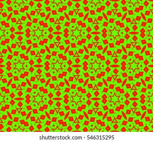Modern stylish texture. Repeating abstract background with chaotic strokes. Trendy hipster print.Vector seamless pattern.